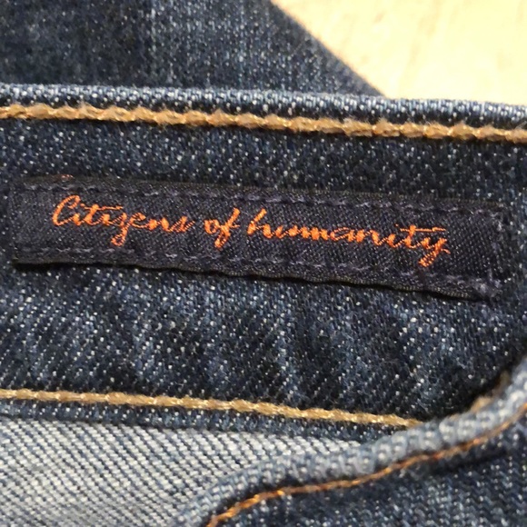 CITIZENS OF HUMANITY Size 29 Kelly #063 Low Waist Crop Stretch Jeans  $79 NEW - Picture 9 of 16
